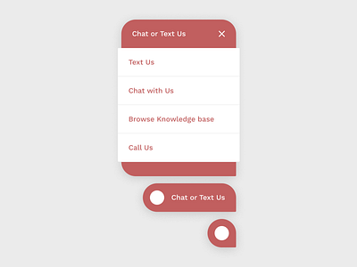 Chat Widget Exploration 01 chat material design ui widget