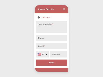 Chat Widget Exploration 02 chat material design ui widget