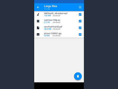 Master Pro Cleaner UI 03 android app interface material design ui