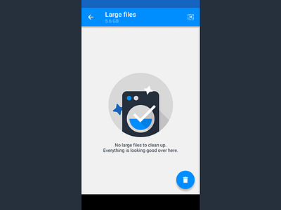 Master Pro Cleaner UI 05 android app interface material design ui