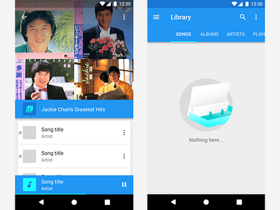 Music Speed Changer 02 android app interface material design ui