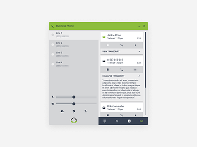 Enterprise Business phone 03 app interface material design ui