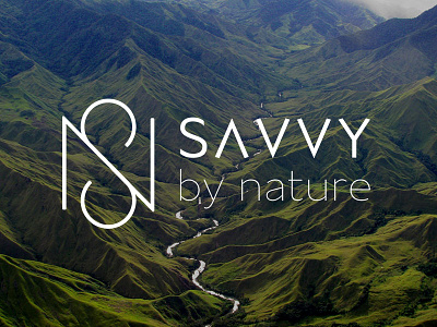 Savvy by Nature Logo branding logo nature