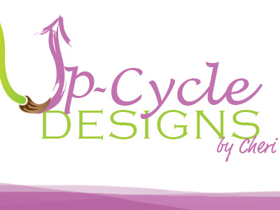 Up-Cycle Designs Logo & Business Card business card design logo up cycle vector