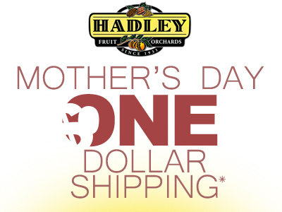 Hadley Fruit Orchards Mother's Day Special design flyer typography