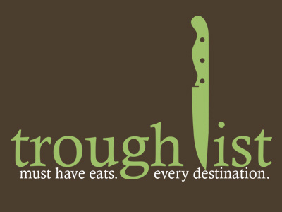 Trough List Logo Design app culinary design logo logo design vector