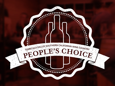 People's Choice Award Logo award choice design logo people temecula valley vector wine