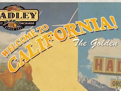 Hadley Fruit Weekly Advertisement advertisement california fruit hadley orchards vintage