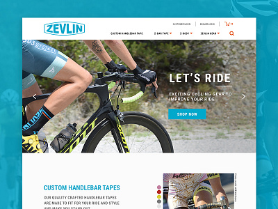 Cycling Redesign bike custom cycling cyclist handlebar tapes ui web design website