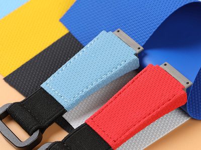 Rubber veclro watch strap for richard mille custom leather watch strap design graphic design