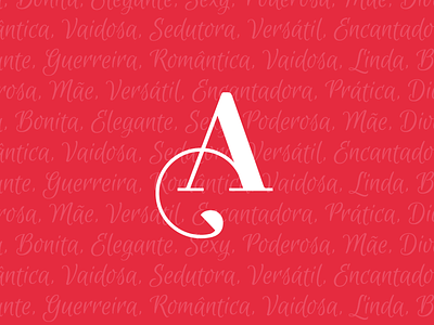 A a branding curves didone didot elegant femenine girly letter a sexy sexy typeface symbol type typography