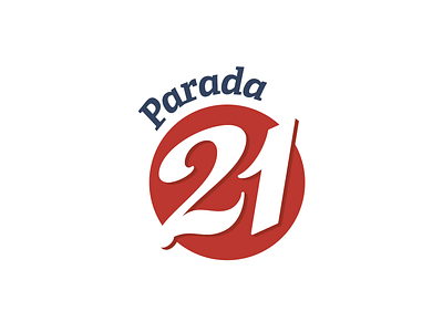Parada 21 21 beer branding brush brush calligraphy calligraphy clean design lettering logo number number 1 number 2 numbers parada 21 point typography
