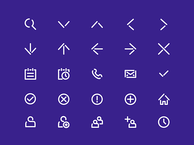 Custom Icon Set branding icon icon set icon sets stencil system icon ui ui design vector