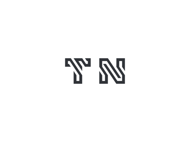 "T" "N" logo