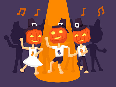 Halloween party illustration