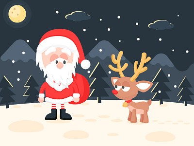 Christmas Santa Claus illustration