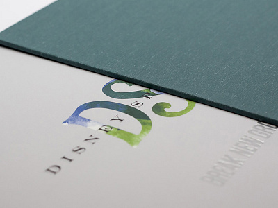 Disney Springs book branding design disney editorial logo print