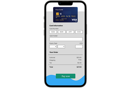 credit card checkout #DailyUI dailyui ui