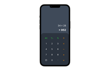 calculator #DailyUI 4 dailyui ui