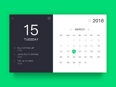 Calendar Widget