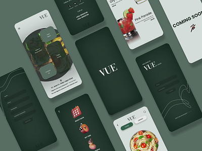 Restaurant Mobile Application app branding logo typography ui ux