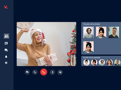 VIDEO CALL UI app design typography ui uidesign uiux ux video videocall