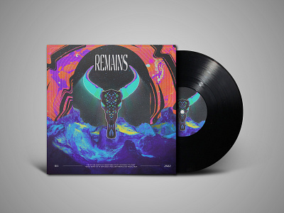 Album Cover Art | Remains album album art album cover albumcover branding cd cover cover album cover art design graphic design illustration mockup music surreal surreal art typography vinyl