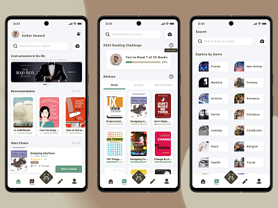 Goodreads Mobile App Redesign 📔