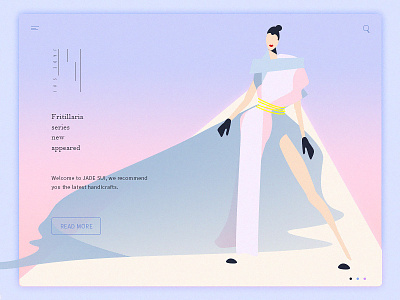 web-js2 color fashion flat illustration popular ui web