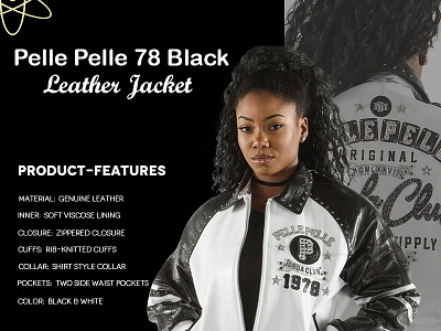 Pelle Pelle 78 Black Soda Club Leather Jacket
