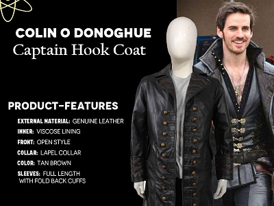 Colin O Donoghue Once Upon A Time Captain Hook Coat