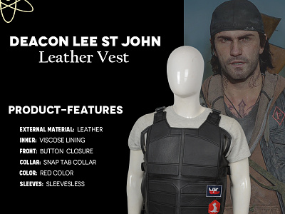 Deacon Lee ST John Leather Vest