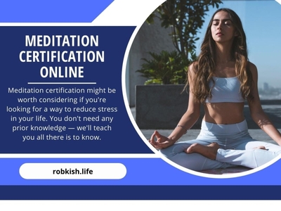 Meditation Certification Online by Rob Kish on Dribbble