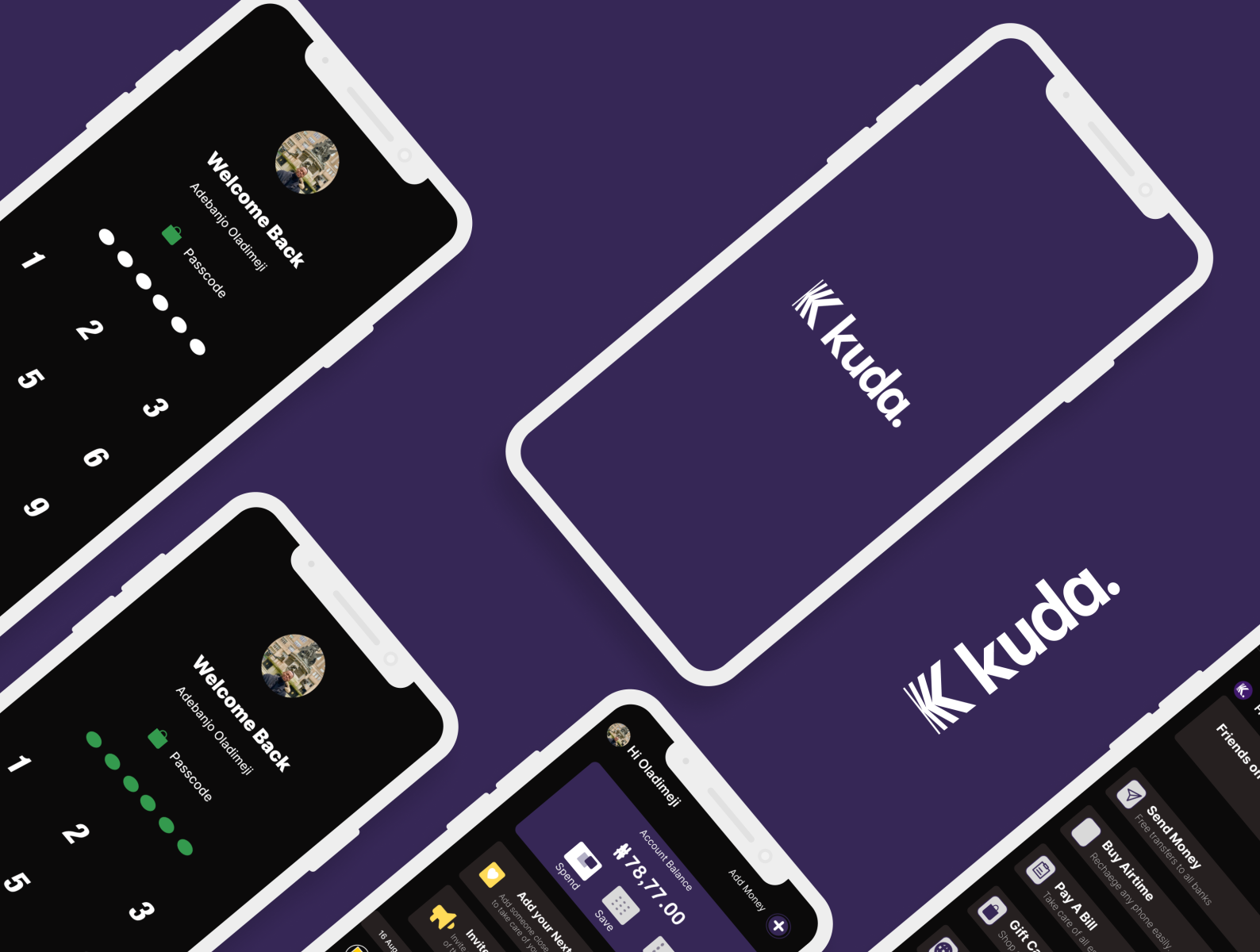 how to get your account number on kuda app