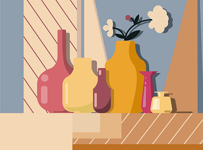 Still-life design illustration vector