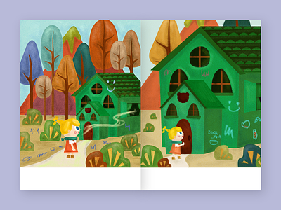 story book cover cover goldilocks illustration kids story