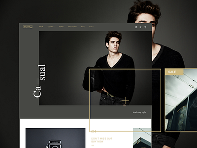 web page clean cloth design layout ui web