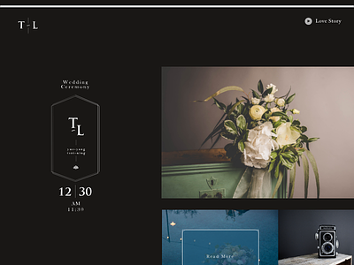 wedding ceremony web design