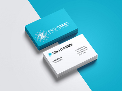 Branding For BrightCodes adobe illustrator adobe photoshop branding business card design graphic design logo logo design