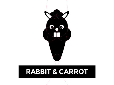 Rabbit Carrot icon logo