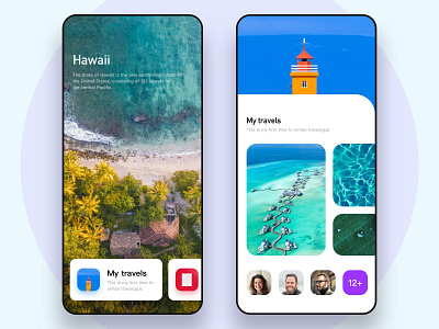 Simple Travel App app design travel ui vision