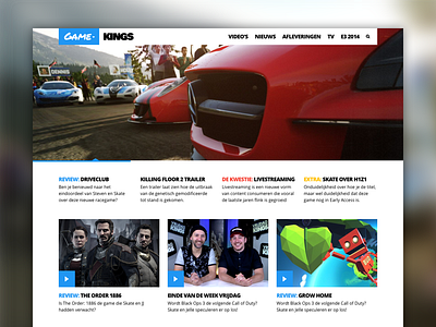 GameKings.tv redesign