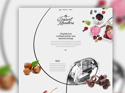 Dessert Meesters artica corporate food webdesign