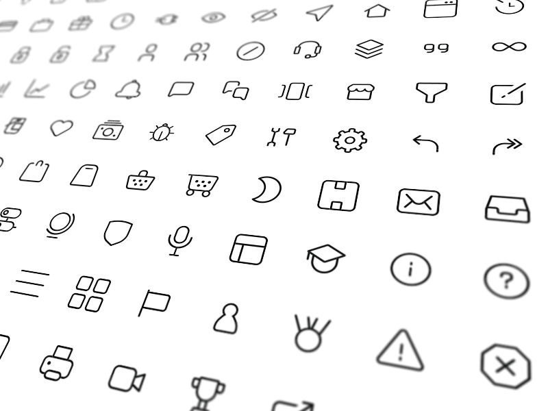 Icon set by Peter Noorlander for shopware on Dribbble