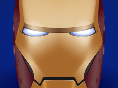 Iron Man helmet icon illustration illustrator iron man mask the avengers