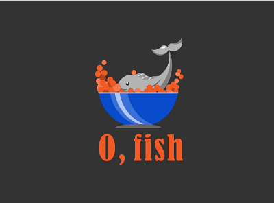 The Fish Shop LOGO branding design graphic design illustration logo shop vector