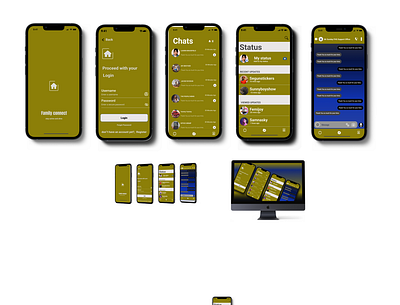 Family Connect App 3d animation app app design branding design figm graphic design illustration logo mobile app motion graphics ui ux vector