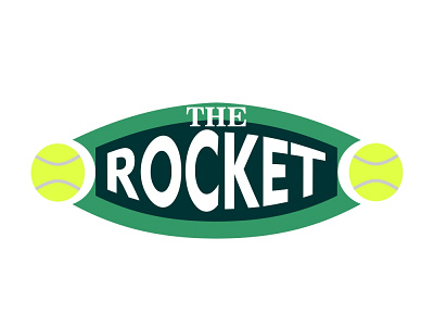 THE ROCKET Logo brand company design green logo sport