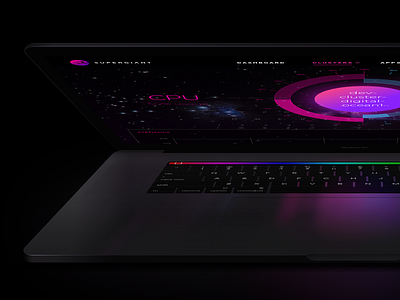 Supergiant: Cluster Details dark dashboard supergiant ui design