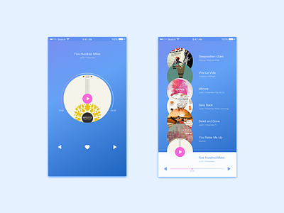 Dribbble2 android application design interface ios landing material mobile ui user ux